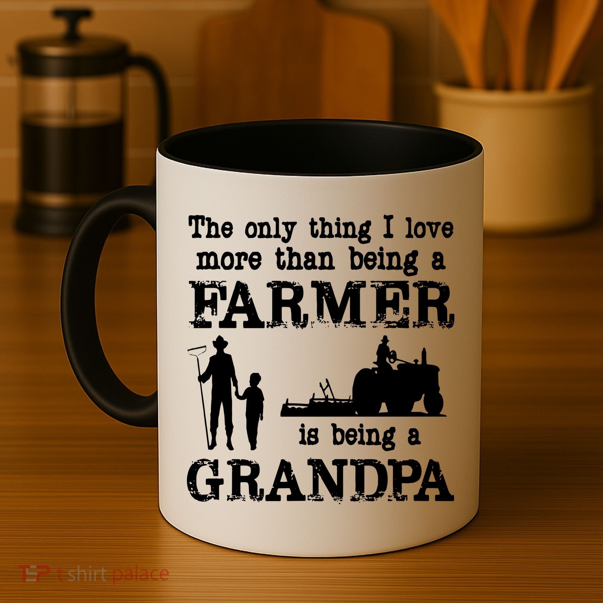 Love Being A Grandpa Funny Farmer For Fathers Day Coffee Mug