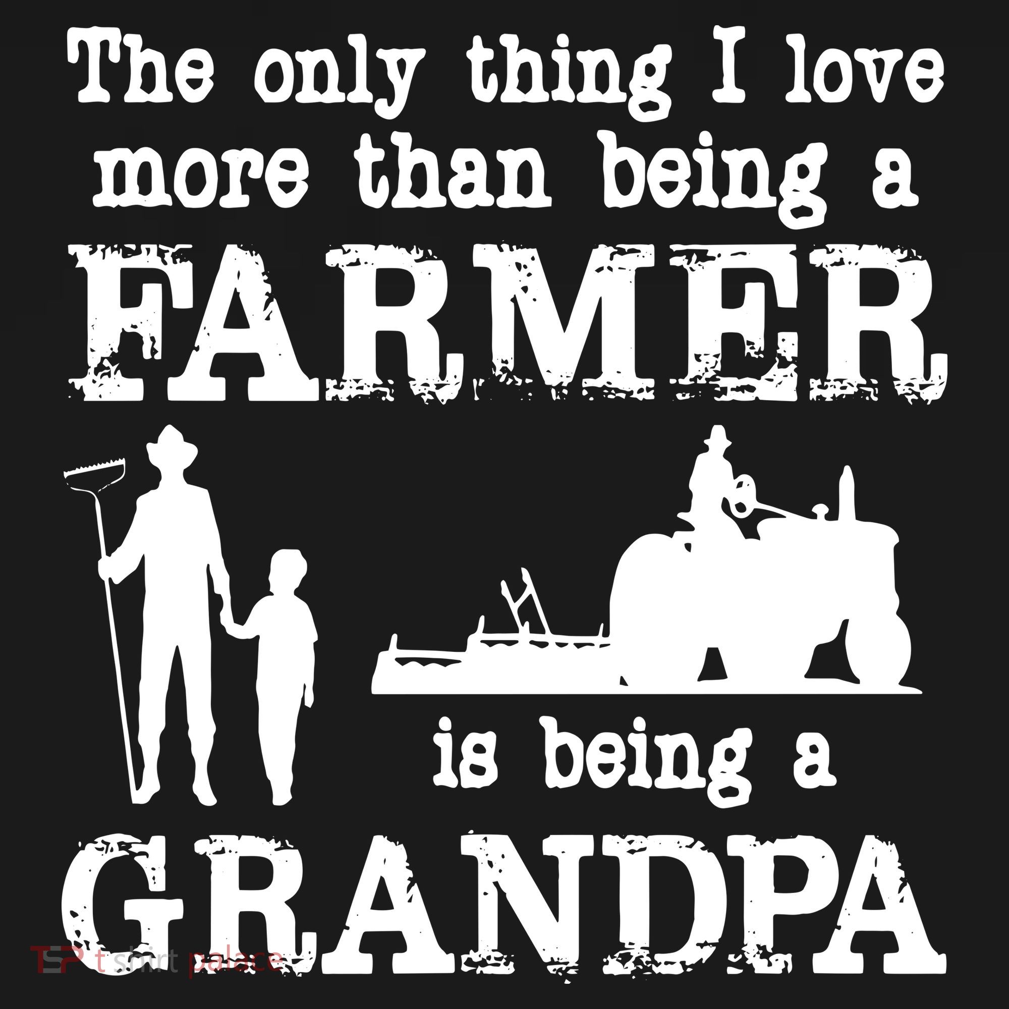 Love Being A Grandpa Funny Farmer For Fathers Day Ornament
