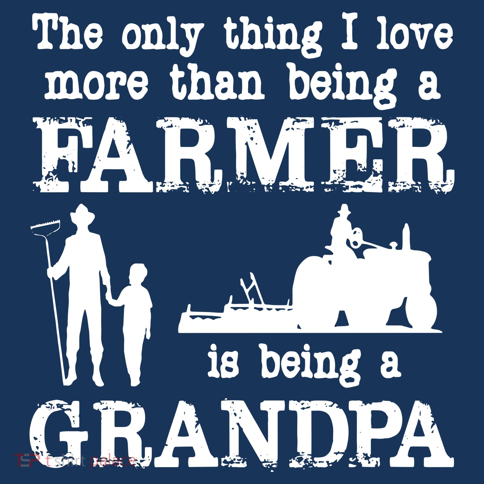 Love Being A Grandpa Funny Farmer For Fathers Day Mousepad