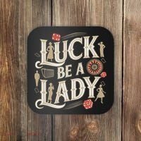 Luck Be A Lady Guys And Dolls Retro Casino Musical Theatre Coaster thumb 0