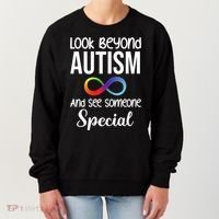 Look Beyong Autism And See Someone Special Women's Sweatshirt thumb 0