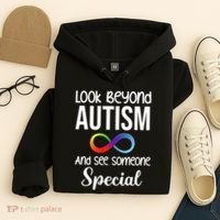 Look Beyong Autism And See Someone Special Hoodie thumb 4