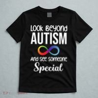 Look Beyong Autism And See Someone Special T-Shirt thumb 5