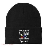Look Beyong Autism And See Someone Special Beanie thumb 0