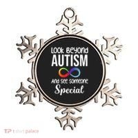 Look Beyong Autism And See Someone Special Ornament thumb 0