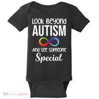 Look Beyong Autism And See Someone Special Baby Bodysuit thumb 0