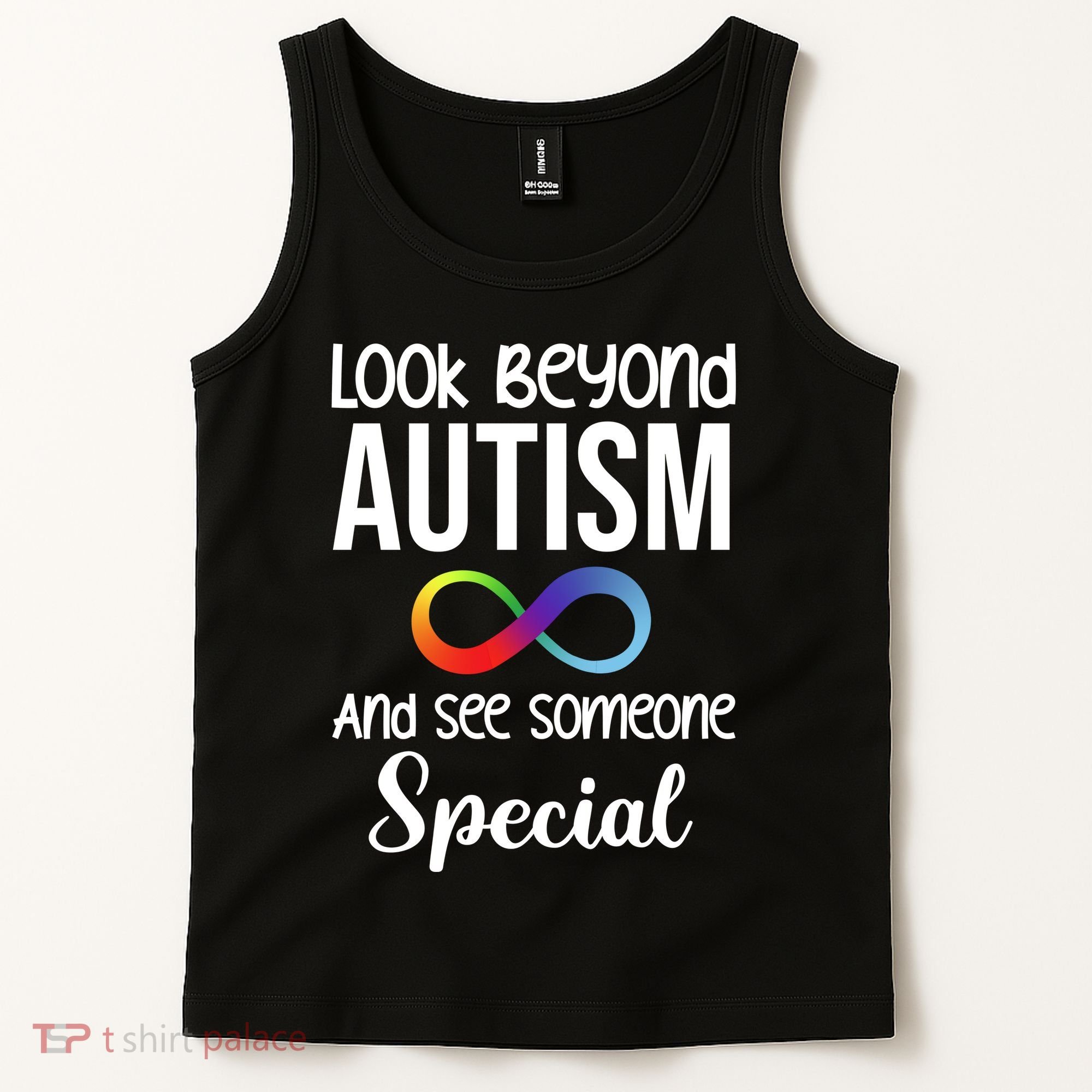 Look Beyong Autism And See Someone Special Tank Top