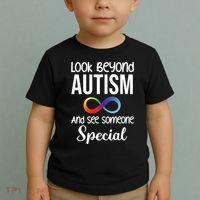 Look Beyong Autism And See Someone Special Toddler T-Shirt thumb 2