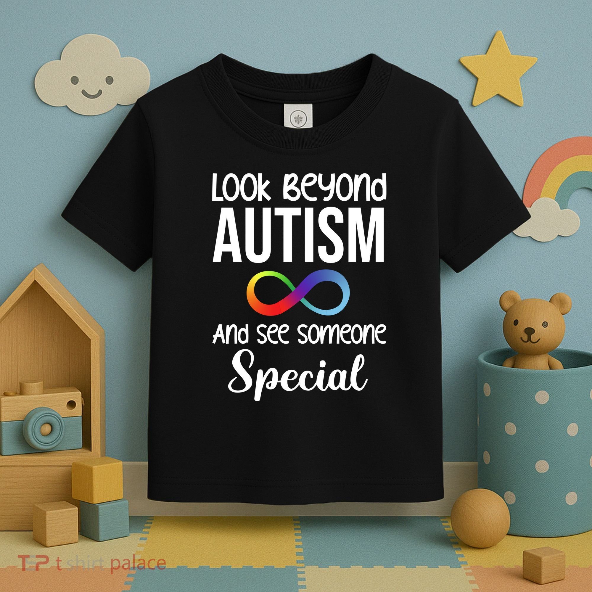 Look Beyong Autism And See Someone Special Toddler T-Shirt