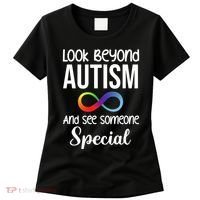 Look Beyong Autism And See Someone Special Women's T-Shirt thumb 0