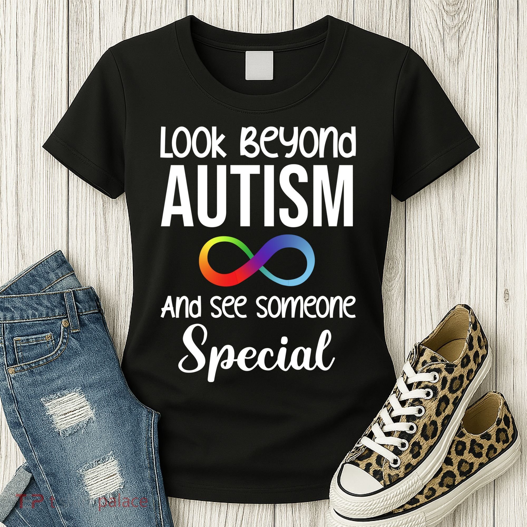 Look Beyong Autism And See Someone Special Women's T-Shirt