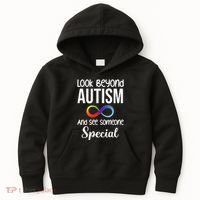 Look Beyong Autism And See Someone Special Kids Hoodie thumb 0