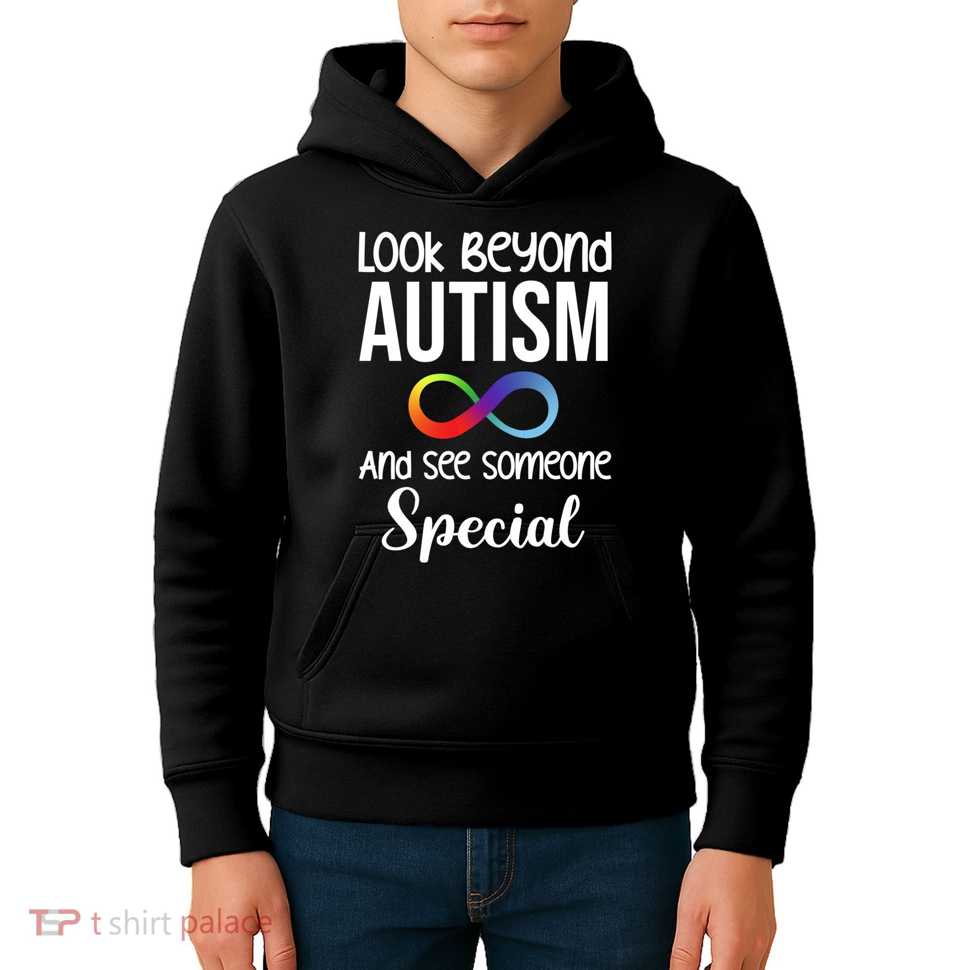 Look Beyong Autism And See Someone Special Kids Hoodie
