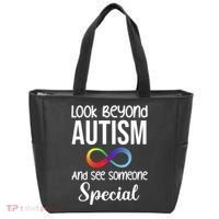 Look Beyong Autism And See Someone Special Tote Bag thumb 0