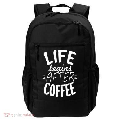 Life Begins After Coffee Backpack