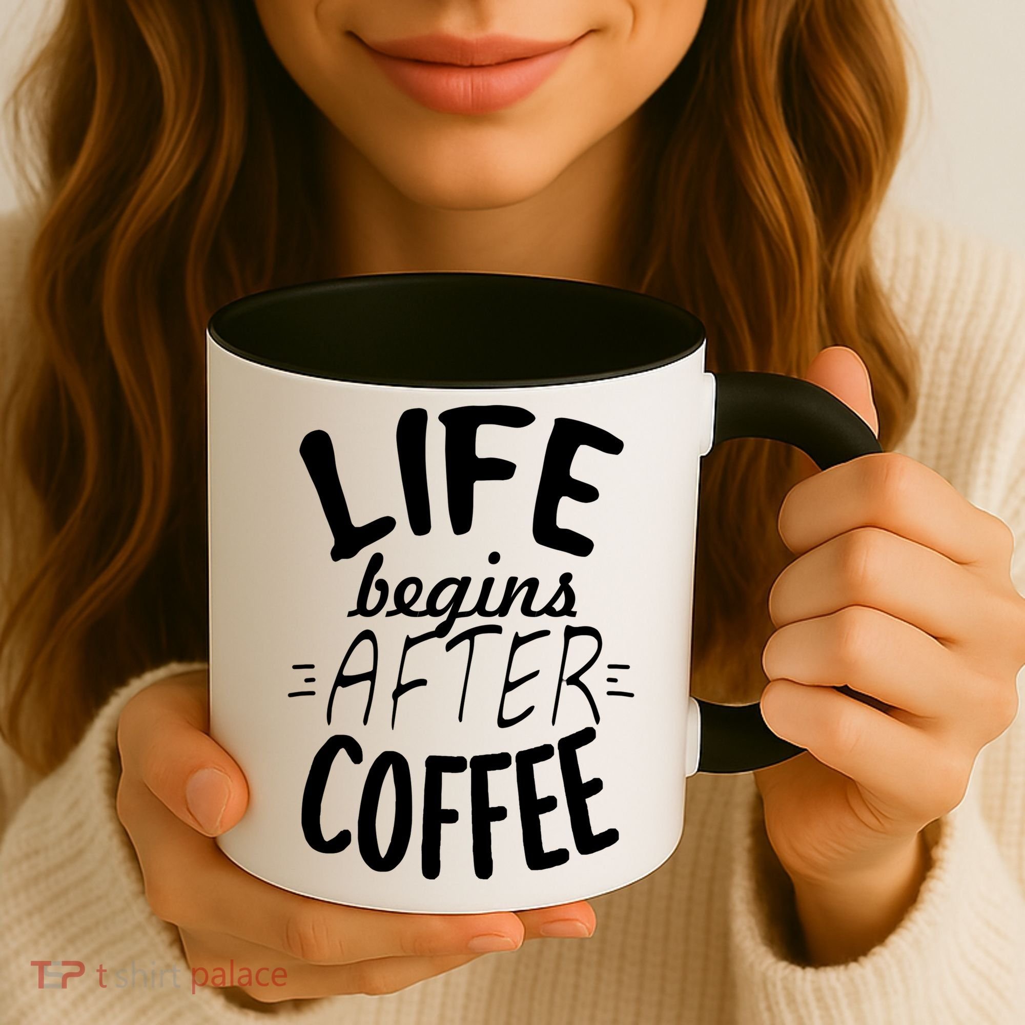 Life Begins After Coffee Coffee Mug