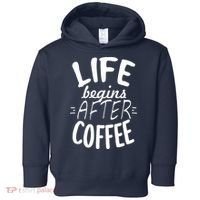 Life Begins After Coffee Toddler Hoodie thumb 0