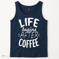 Life Begins After Coffee Tank Top thumb 2