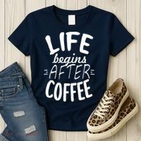 Life Begins After Coffee Women's T-Shirt thumb 3