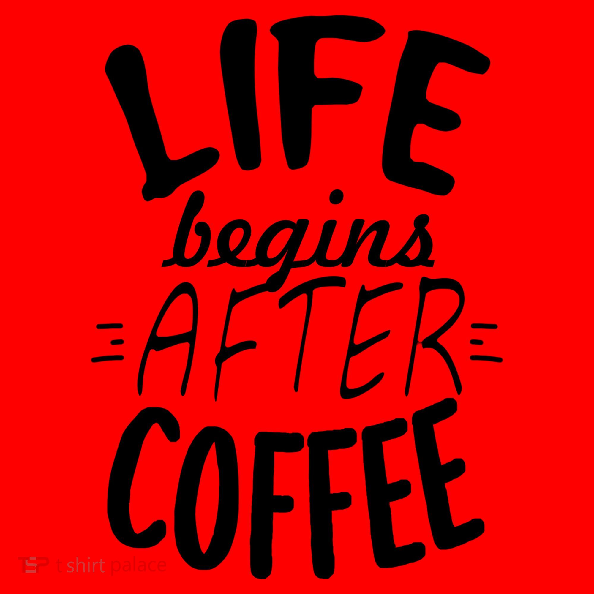 Life Begins After Coffee Santa Hat