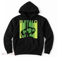 Lucky Buffalo Animal St Patrick's Day Irish Gift Hoodie thumb 0