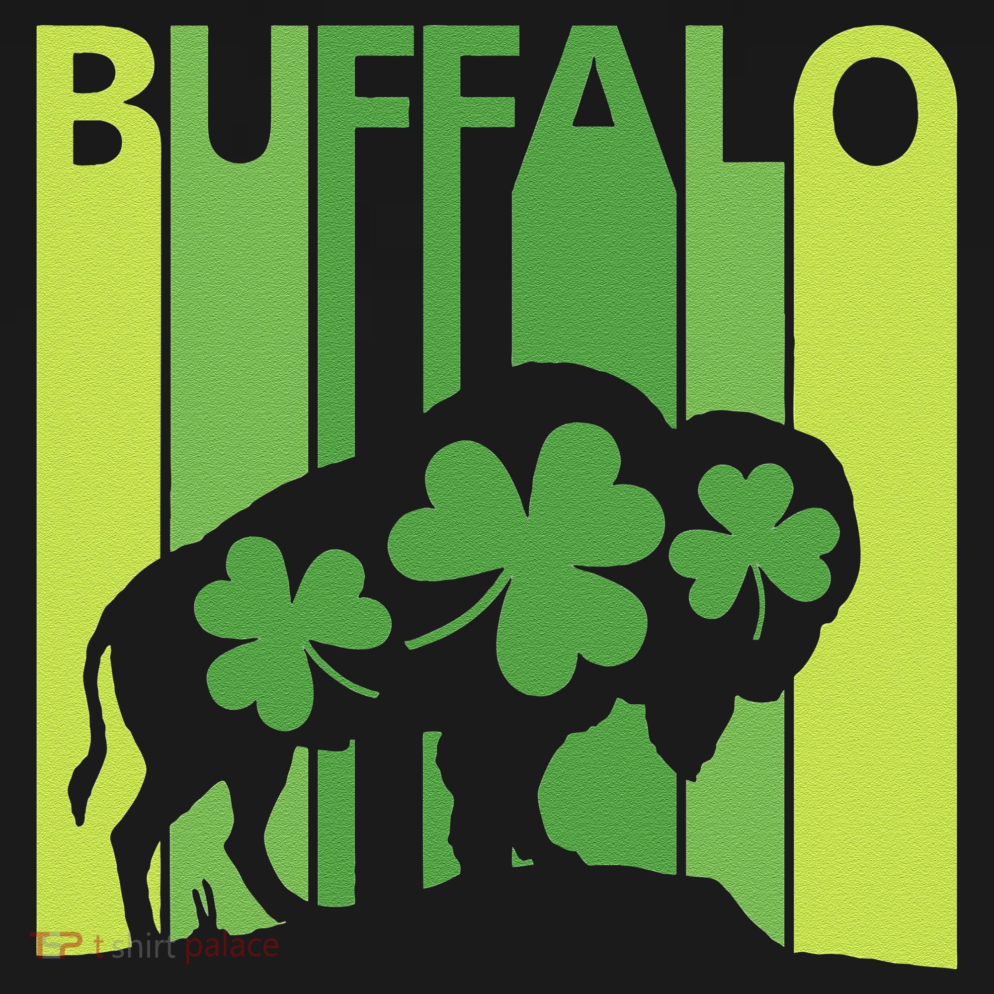 Lucky Buffalo Animal St Patrick's Day Irish Gift Hoodie