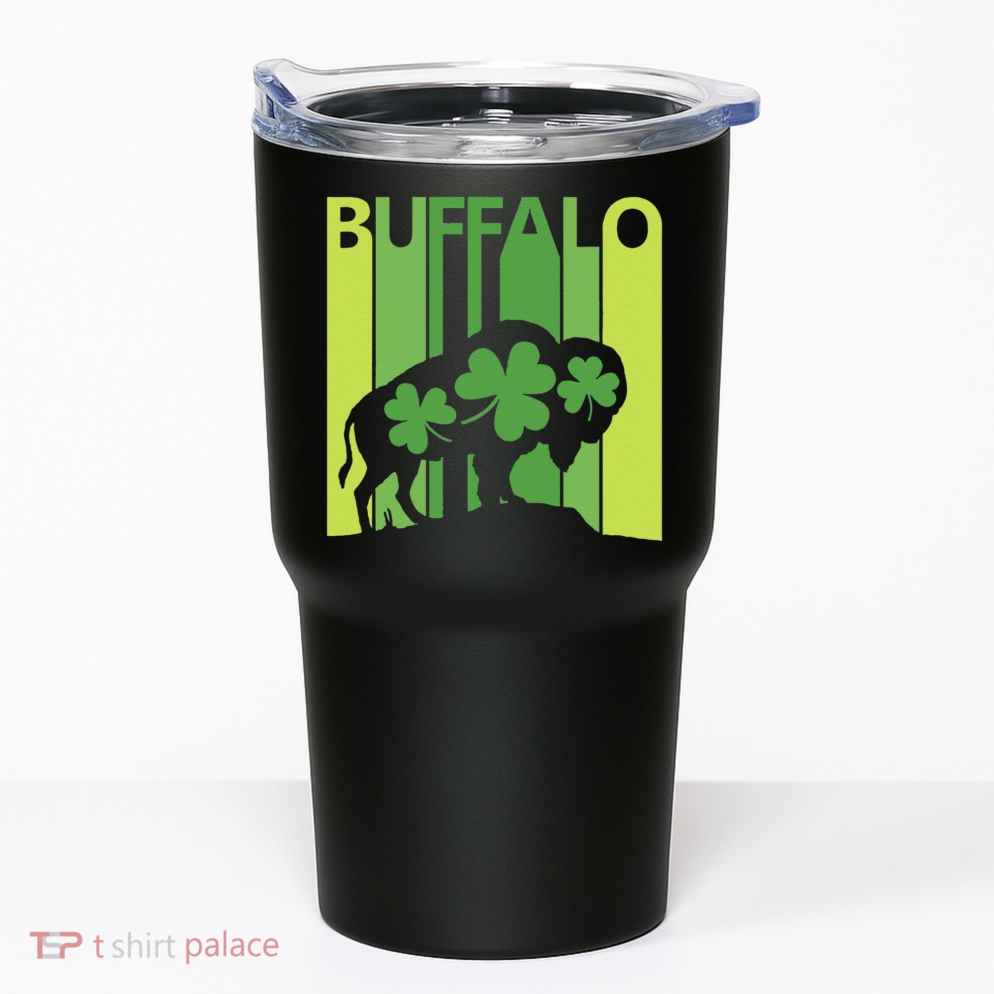 Lucky Buffalo Animal St Patrick's Day Irish Gift Tumbler
