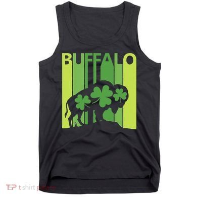 Lucky Buffalo Animal St Patrick's Day Irish Gift Tank Top