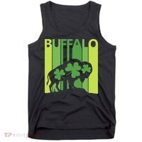 Lucky Buffalo Animal St Patrick's Day Irish Gift Tank Top thumb 0