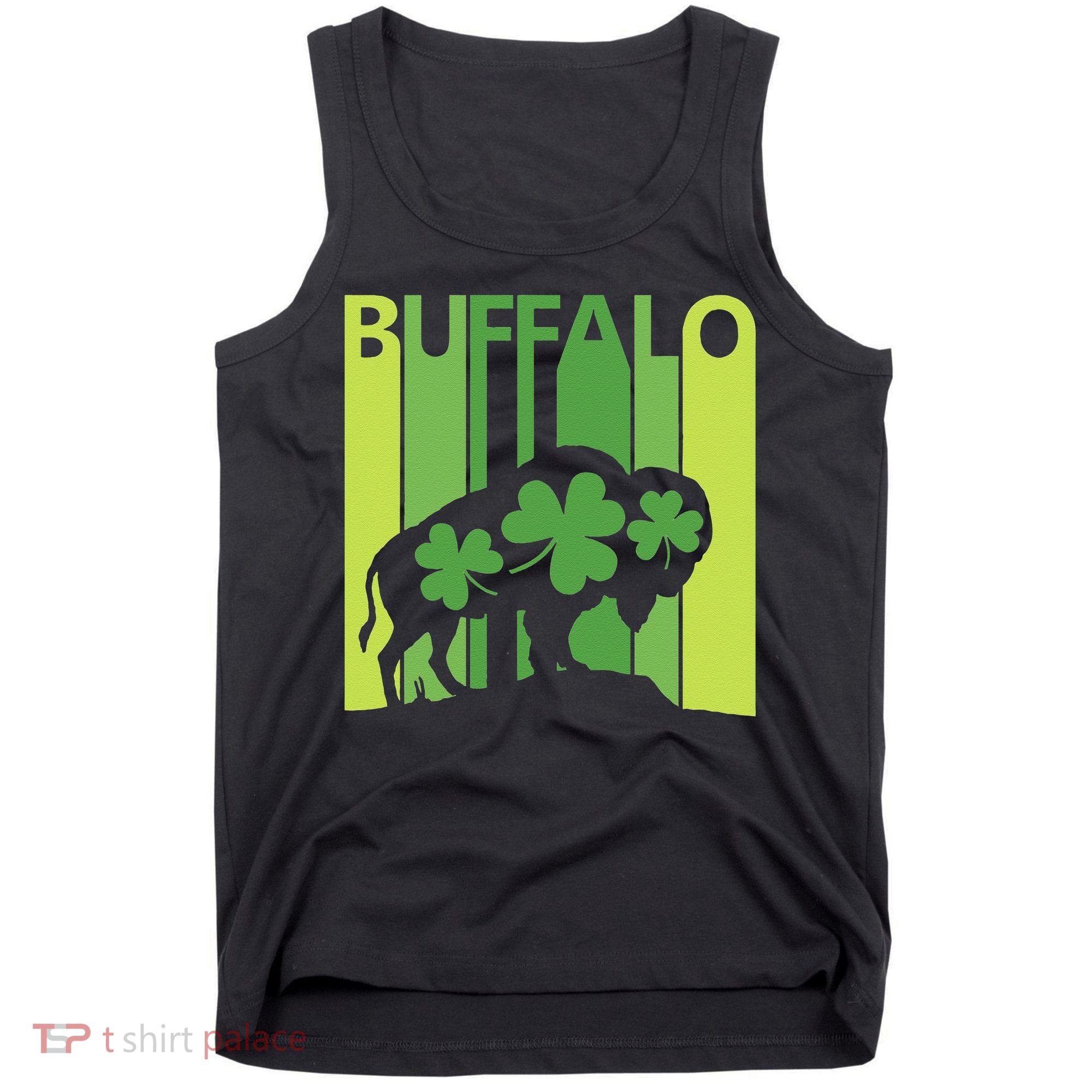 Lucky Buffalo Animal St Patrick's Day Irish Gift Tank Top