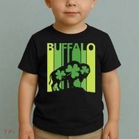 Lucky Buffalo Animal St Patrick's Day Irish Gift Toddler T-Shirt thumb 2