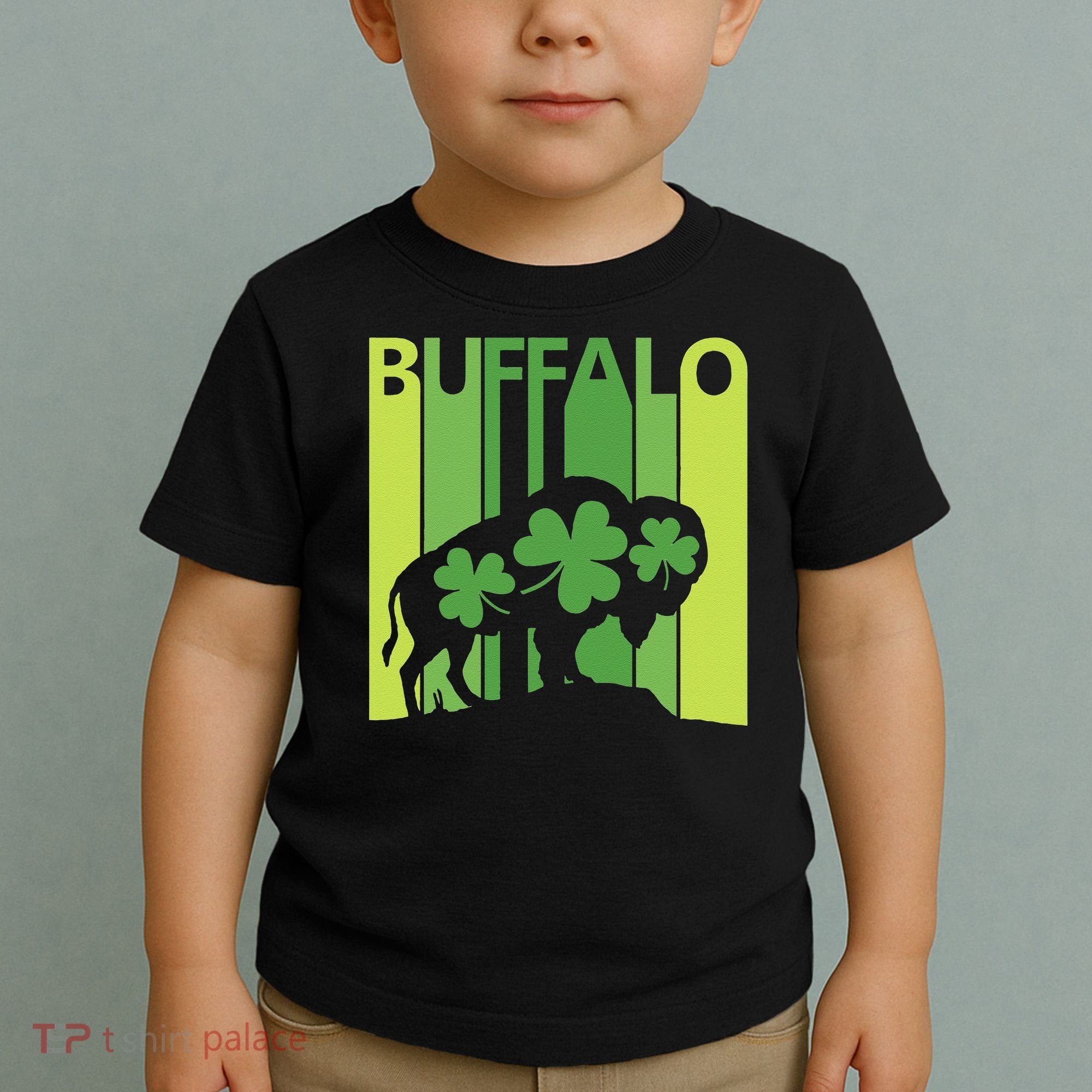 Lucky Buffalo Animal St Patrick's Day Irish Gift Toddler T-Shirt