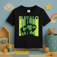 Lucky Buffalo Animal St Patrick's Day Irish Gift Toddler T-Shirt thumb 3