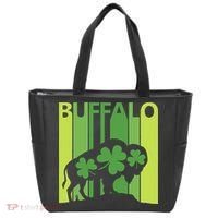 Lucky Buffalo Animal St Patrick's Day Irish Gift Tote Bag thumb 0