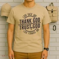 Look Back And Thank God Look Forward And Trust God T-Shirt thumb 6