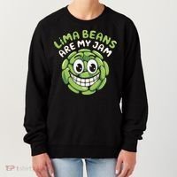Lima Beans Are My Jam Food Lover Vegetable Vegetarian Vegan Women's Sweatshirt thumb 0