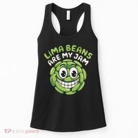 Lima Beans Are My Jam Food Lover Vegetable Vegetarian Vegan Women's Tank Top thumb 0