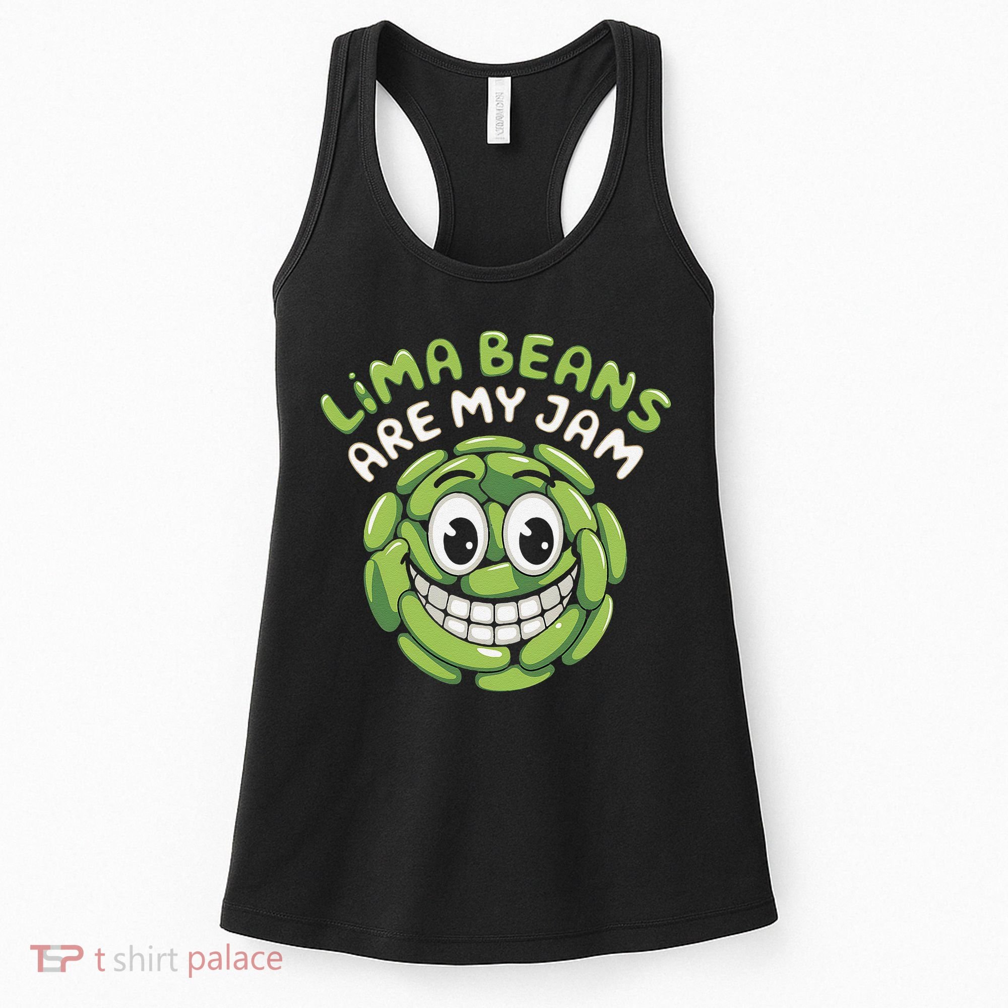 Lima Beans Are My Jam Food Lover Vegetable Vegetarian Vegan Women's Tank Top