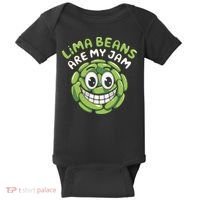 Lima Beans Are My Jam Food Lover Vegetable Vegetarian Vegan Baby Bodysuit thumb 0