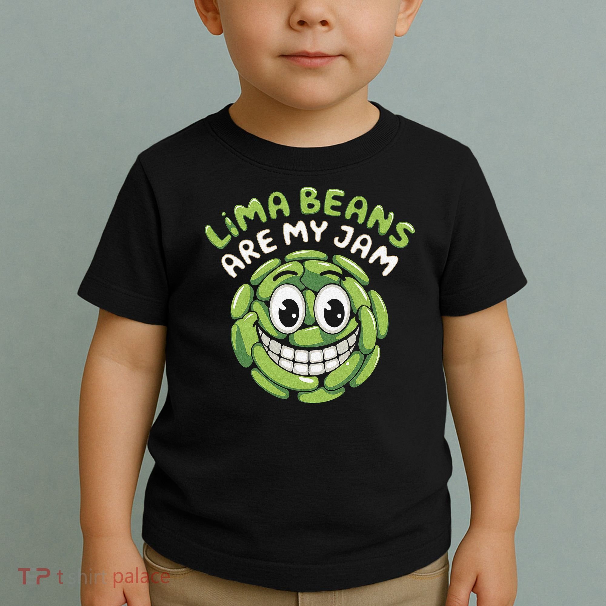 Lima Beans Are My Jam Food Lover Vegetable Vegetarian Vegan Toddler T-Shirt