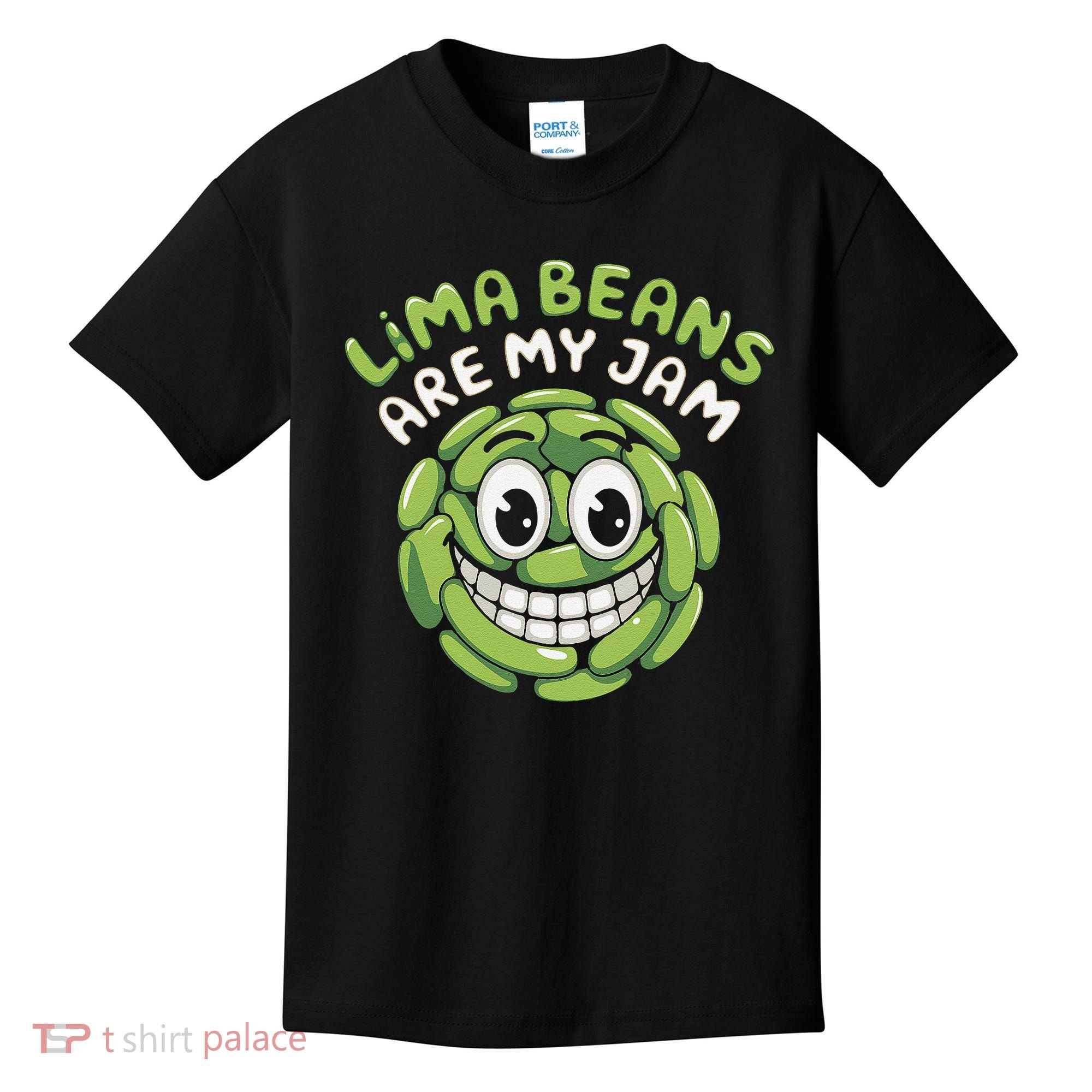 Lima Beans Are My Jam Food Lover Vegetable Vegetarian Vegan Kids T-Shirt