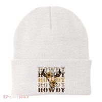 Leopard Boho Bull Skull Sunflower Howdy Western Decor Beanie thumb 0