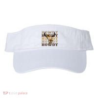 Leopard Boho Bull Skull Sunflower Howdy Western Decor Visor thumb 0
