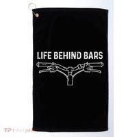 Life Behind Bars Bicycle Cycling Cyclist Golf Towel thumb 0