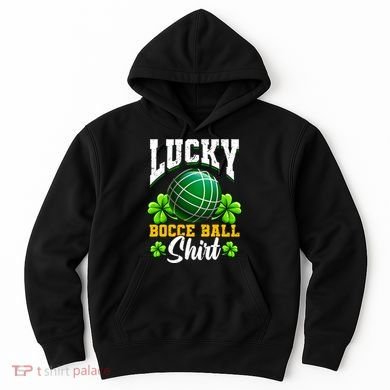 Lucky Bocce Ball Gift Italian Game Bocce Cool Gift Hoodie