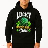 Lucky Bocce Ball Gift Italian Game Bocce Cool Gift Hoodie thumb 2