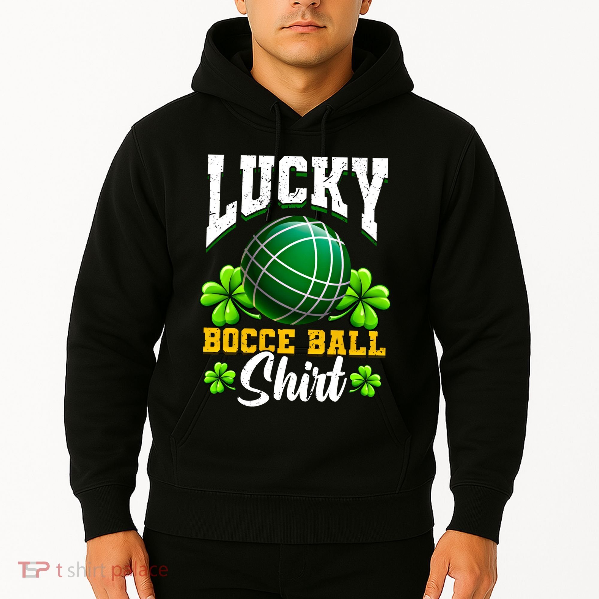 Lucky Bocce Ball Gift Italian Game Bocce Cool Gift Hoodie