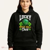 Lucky Bocce Ball Gift Italian Game Bocce Cool Gift Hoodie thumb 5