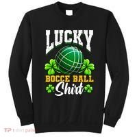 Lucky Bocce Ball Gift Italian Game Bocce Cool Gift Sweatshirt thumb 0