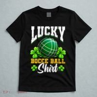 Lucky Bocce Ball Gift Italian Game Bocce Cool Gift T-Shirt thumb 5